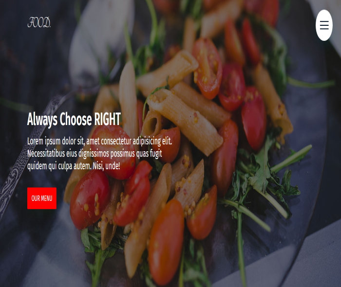 Restaurant Page